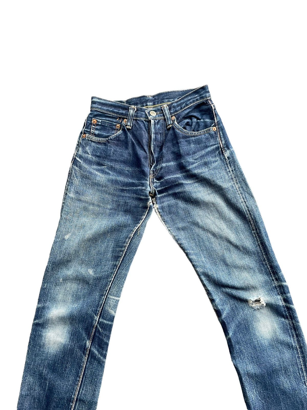 Vintage Full Count Selvedge Distresed Denim