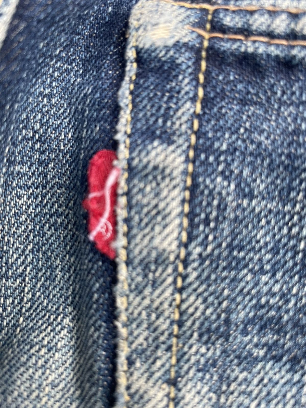 Vintage Full Count Selvedge Distresed Denim