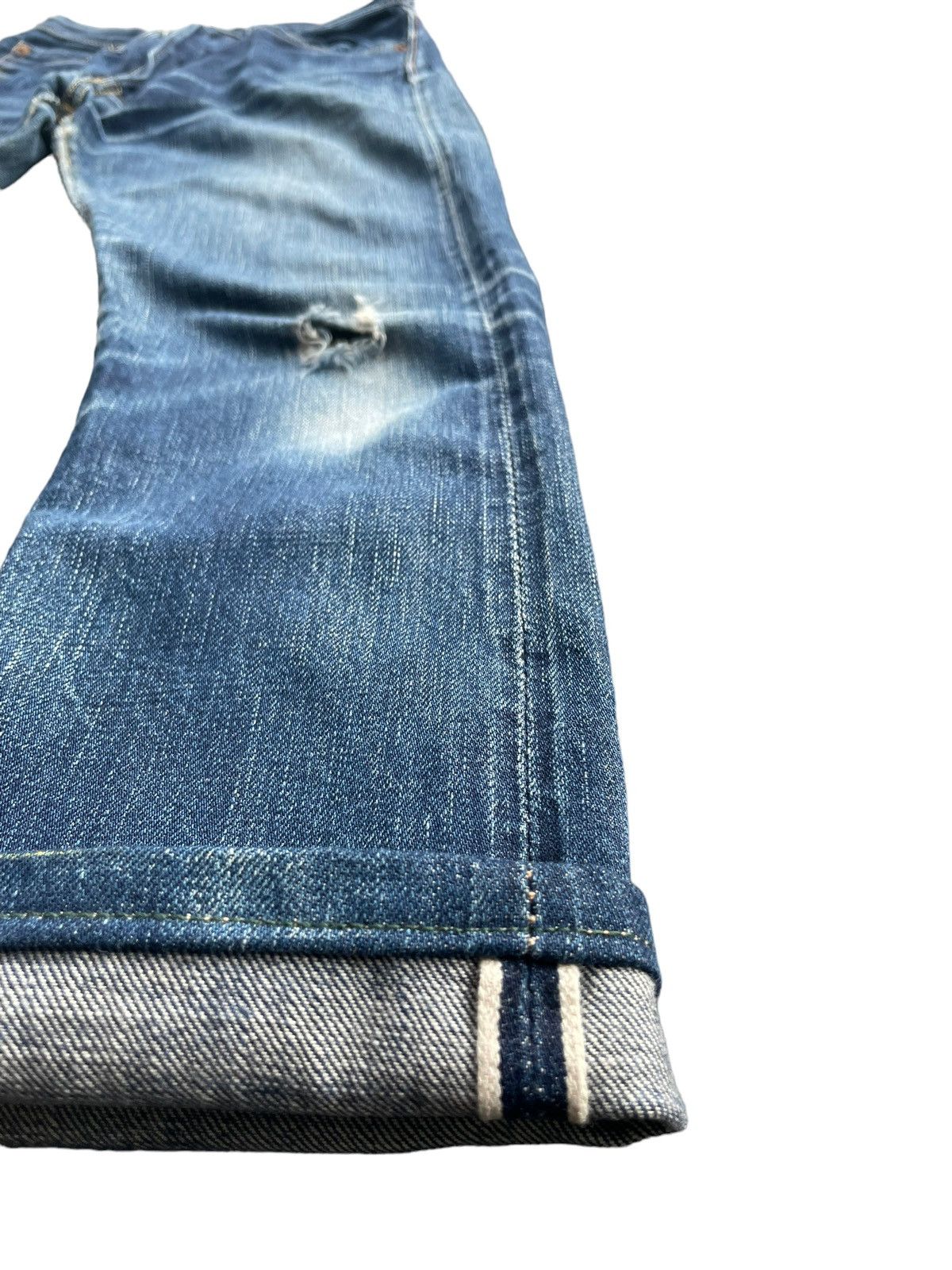 Vintage Full Count Selvedge Distresed Denim