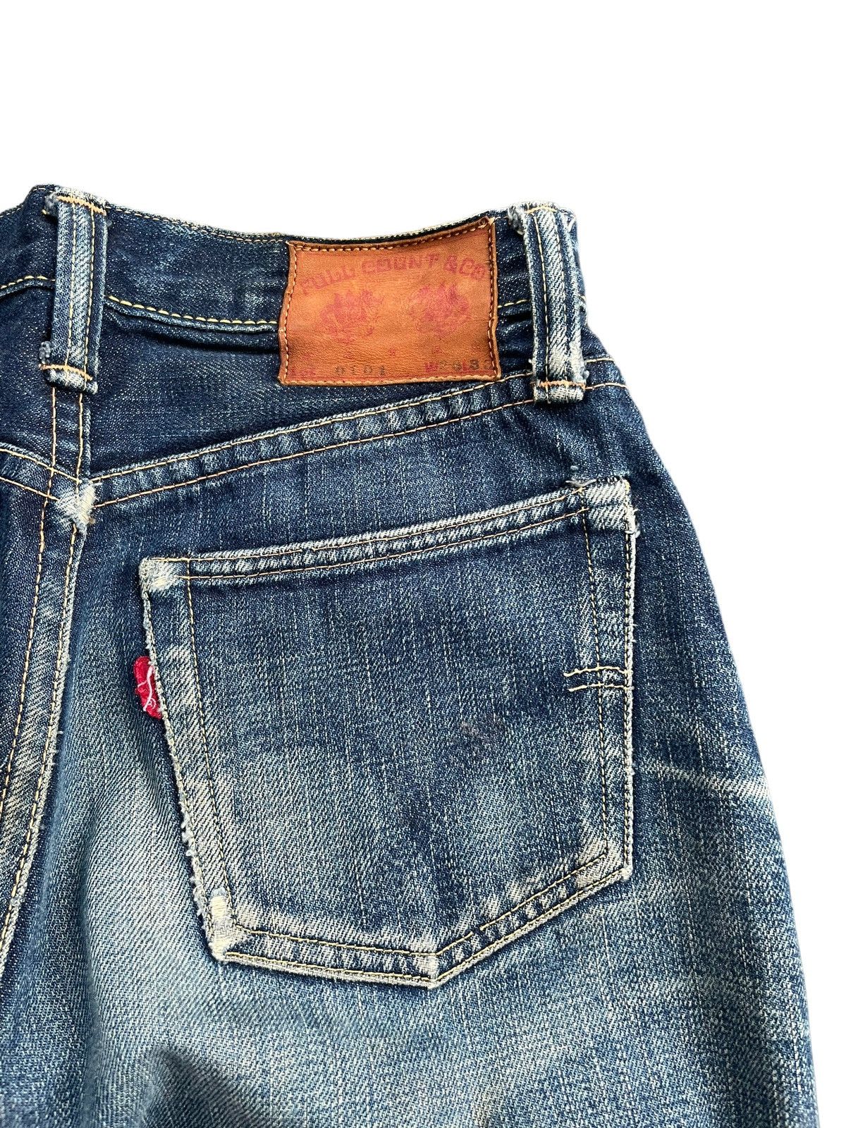 Vintage Full Count Selvedge Distresed Denim