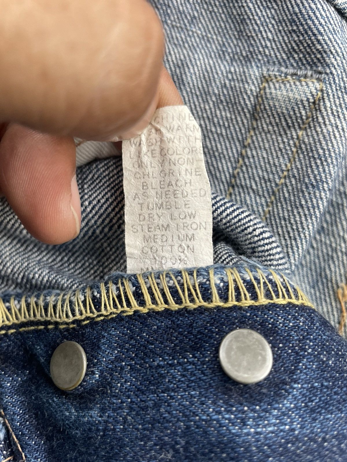 Vintage Full Count Selvedge Distresed Denim