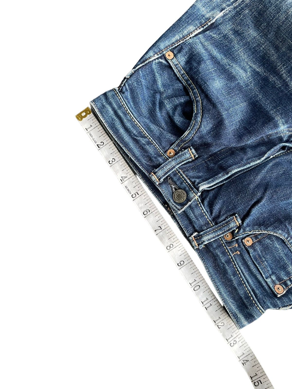 Vintage Full Count Selvedge Distresed Denim