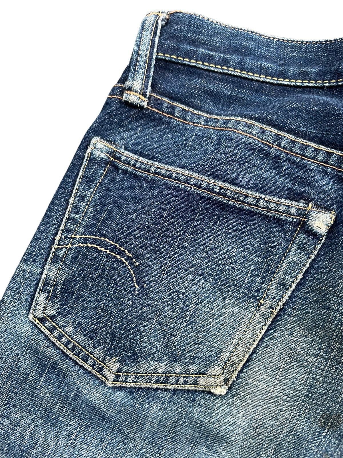 Vintage Full Count Selvedge Distresed Denim