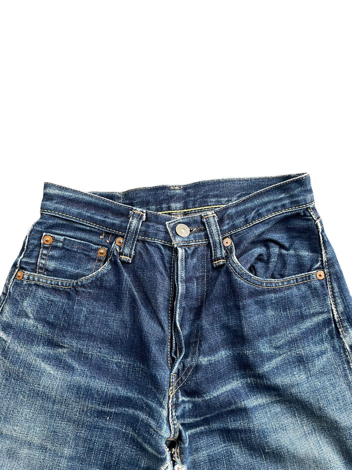 Vintage Full Count Selvedge Distresed Denim