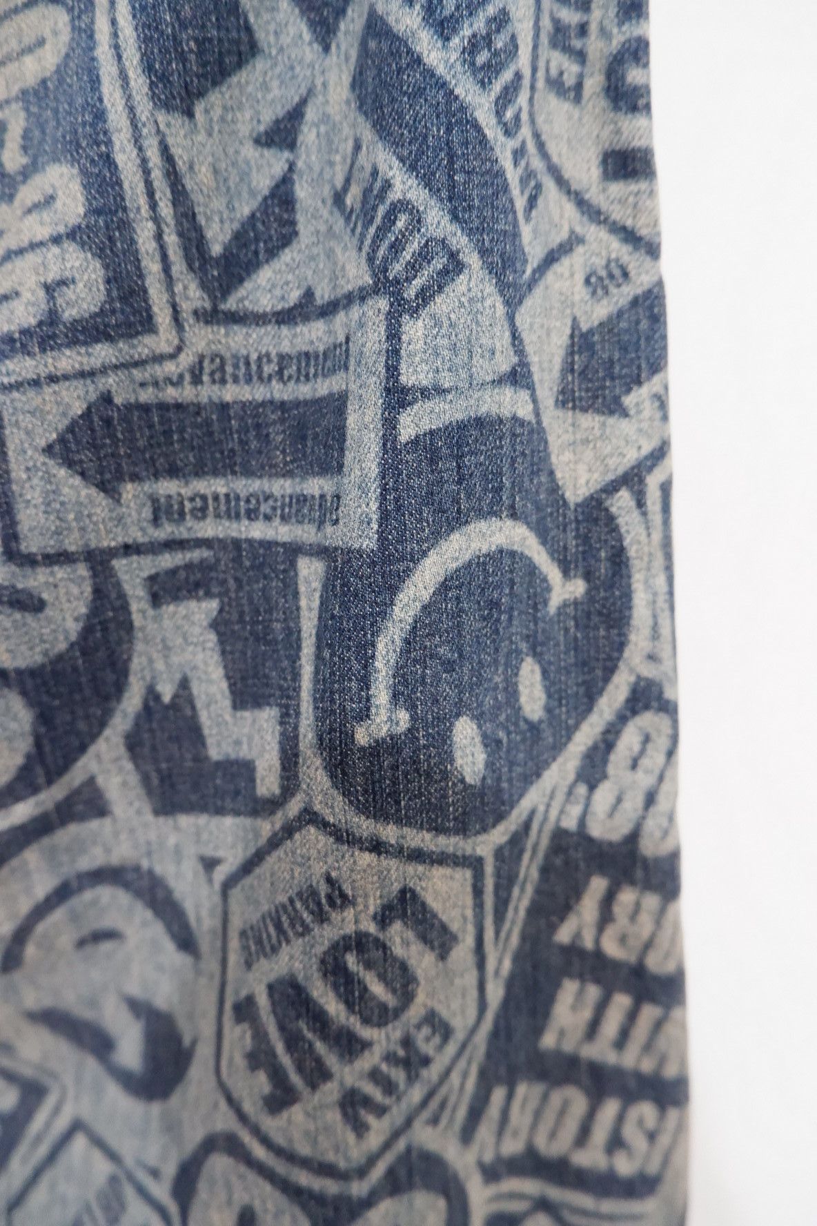 Hysteric Glamour Vintage Co & Lu Printed Smile Jeans Size US 34 / EU 50 - 7 Thumbnail