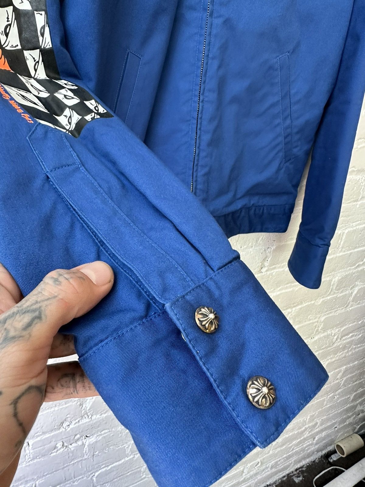 Chrome Hearts Chrome Hearts Matty Boy Blue SUMMER Jacket Lips Patch Size US M / EU 48-50 / 2 - 4 Thumbnail