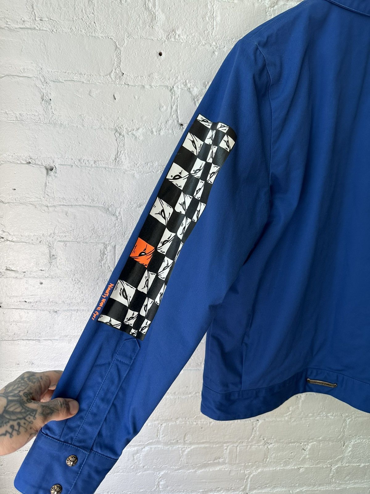 Chrome Hearts Chrome Hearts Matty Boy Blue SUMMER Jacket Lips Patch Size US M / EU 48-50 / 2 - 12 Thumbnail