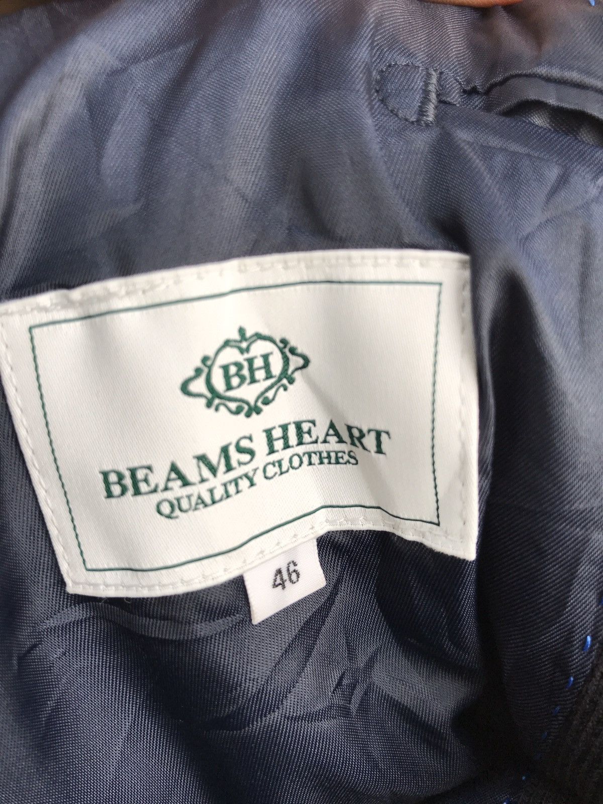 Beams Plus Beams Heart Navy Blue Cotton Minimalist Light Jacket Size US S / EU 44-46 / 1 - 4 Thumbnail