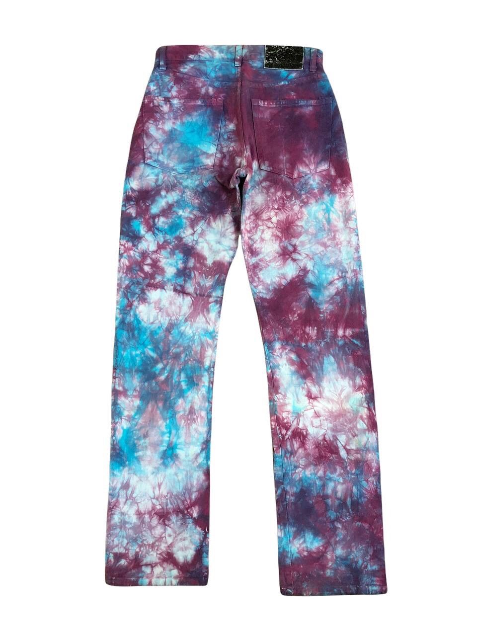 Japanese Brand Acoustic Japan Bleach Tie Dye Marble Design Jeans Size US 26 / EU 42 - 2 Thumbnail
