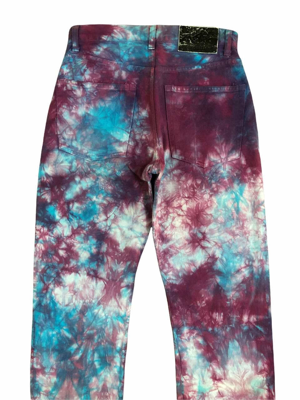 Japanese Brand Acoustic Japan Bleach Tie Dye Marble Design Jeans Size US 26 / EU 42 - 4 Thumbnail