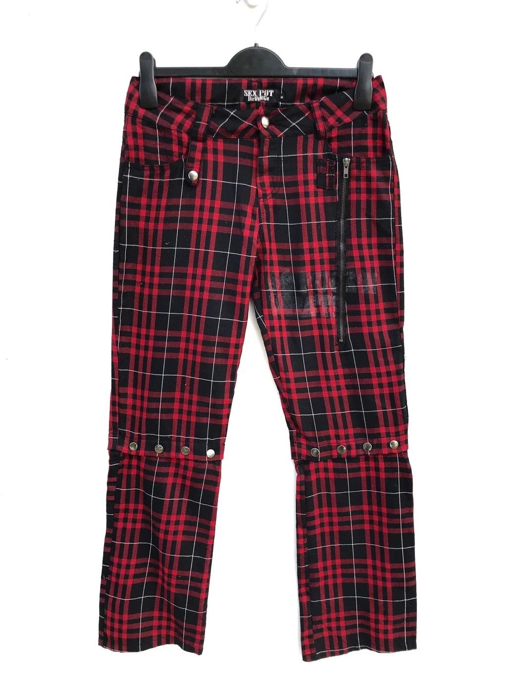 Japan Brand Sex Pot Revenge Tartan Bondage UNDERCOVER Style