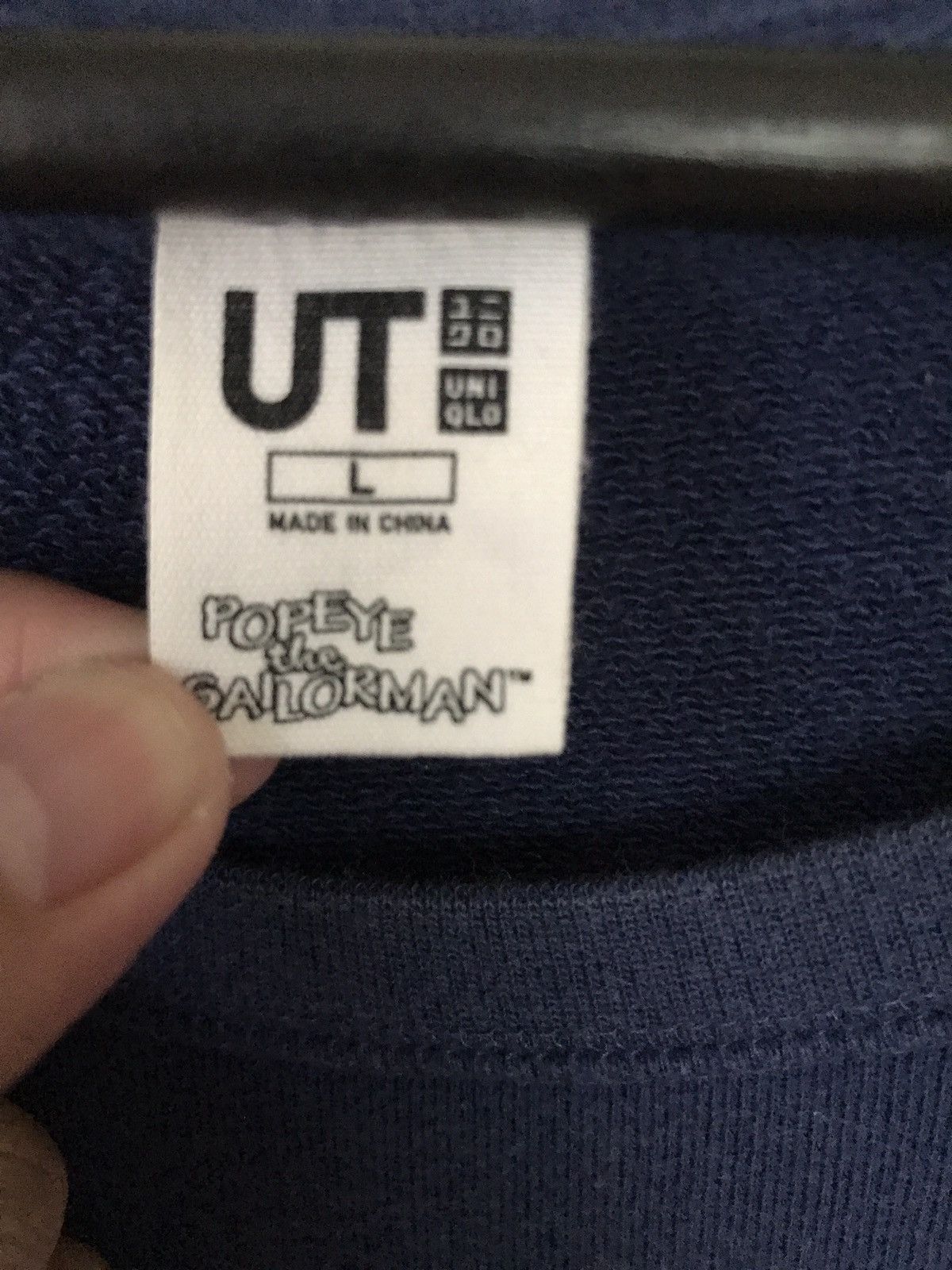 Cartoon Network × Japanese Brand × Uniqlo UT x Popeye The Sailorman Sweatshirt Size US S / EU 44-46 / 1 - 3 Thumbnail