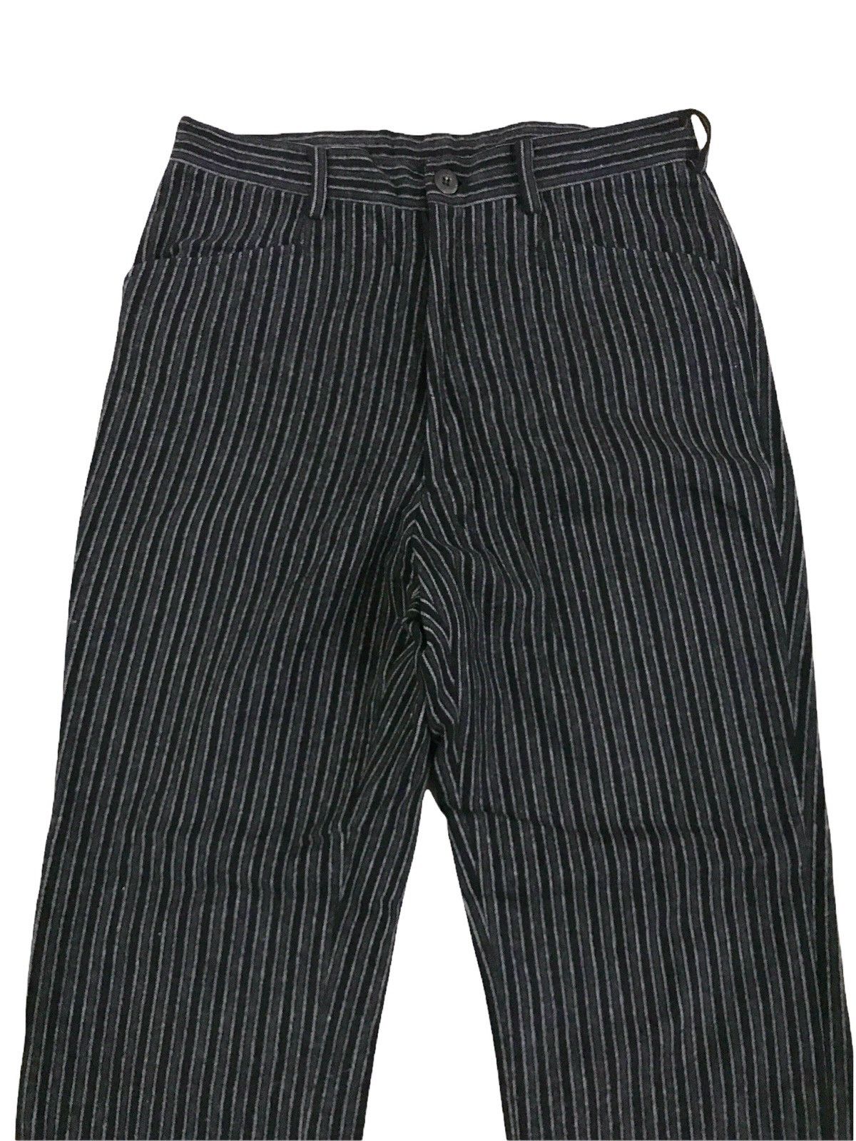 Japanese Brand 💥Rare💥Equation Personelle De Antique Wool Stripes Pants Size US 27 - 3 Thumbnail