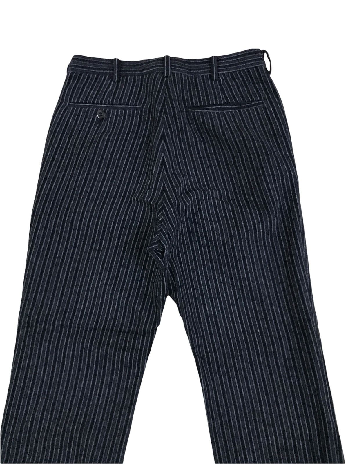 Japanese Brand 💥Rare💥Equation Personelle De Antique Wool Stripes Pants Size US 27 - 4 Thumbnail