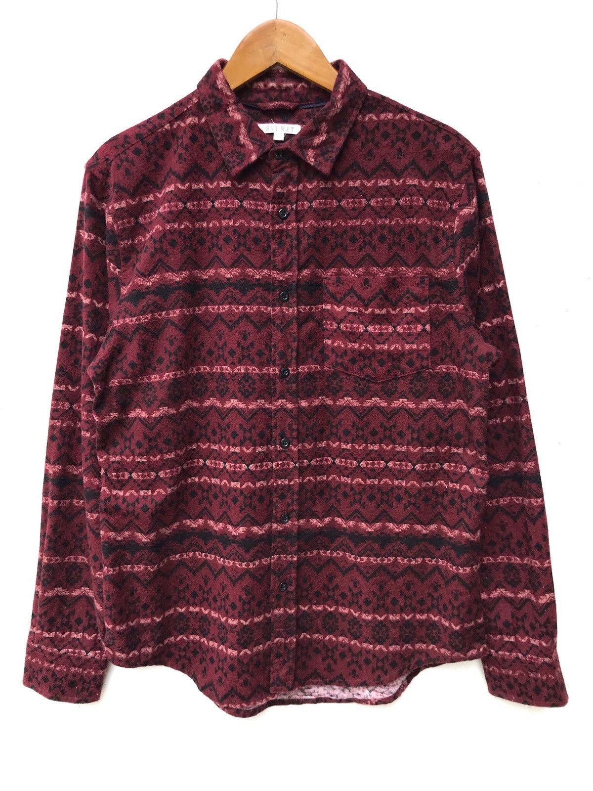 Japanese Brand Japanese Brand BROWNY Fleece Button Up Shirts Size US M / EU 48-50 / 2 - 1 Thumbnail