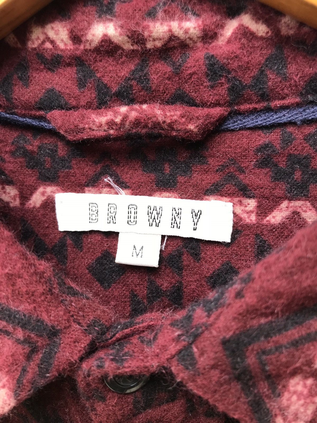 Japanese Brand Japanese Brand BROWNY Fleece Button Up Shirts Size US M / EU 48-50 / 2 - 4 Thumbnail