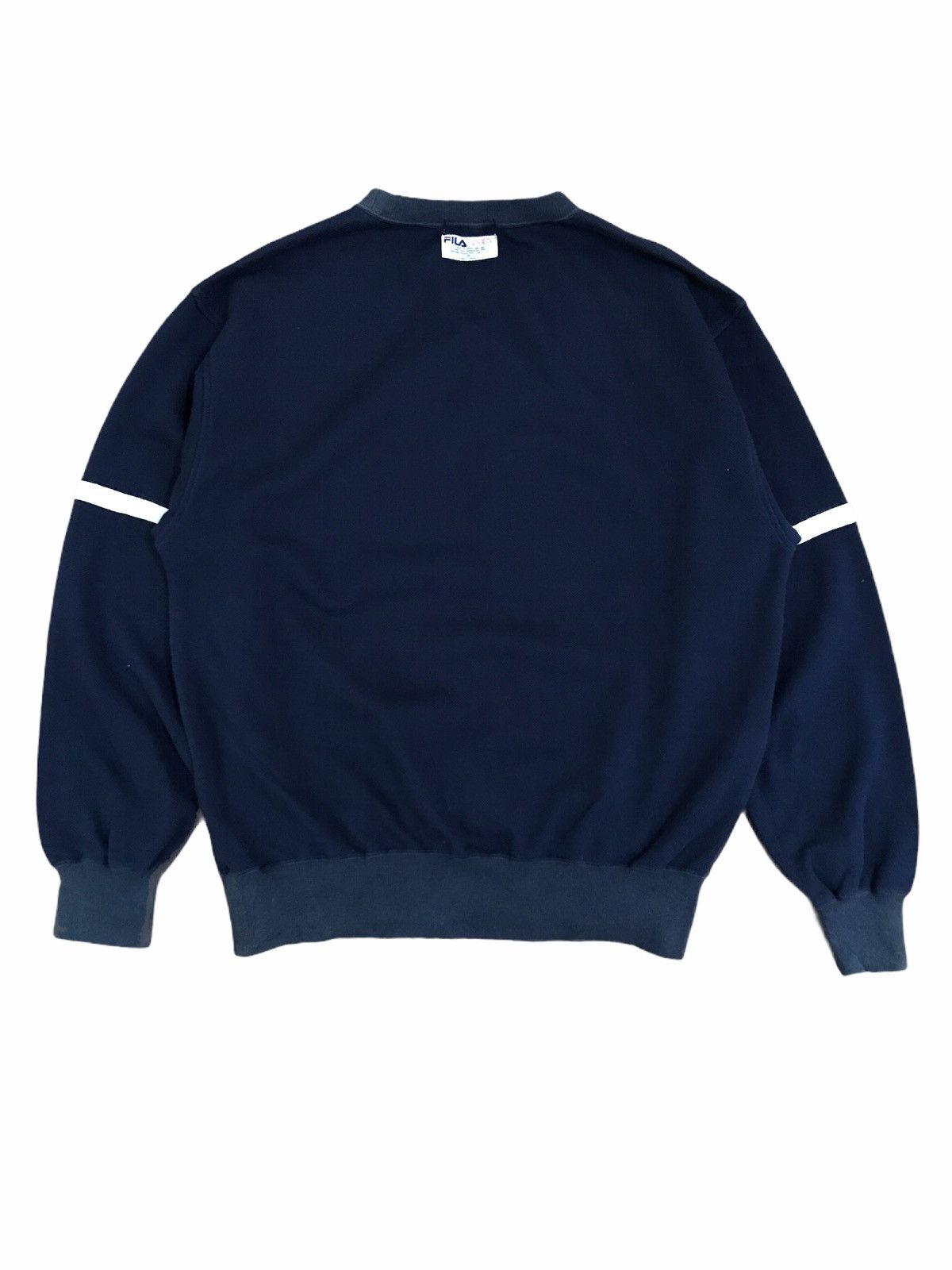 Fila Vintage Fila Biela Italia Sweatshirt Size US S / EU 44-46 / 1 - 2 Thumbnail