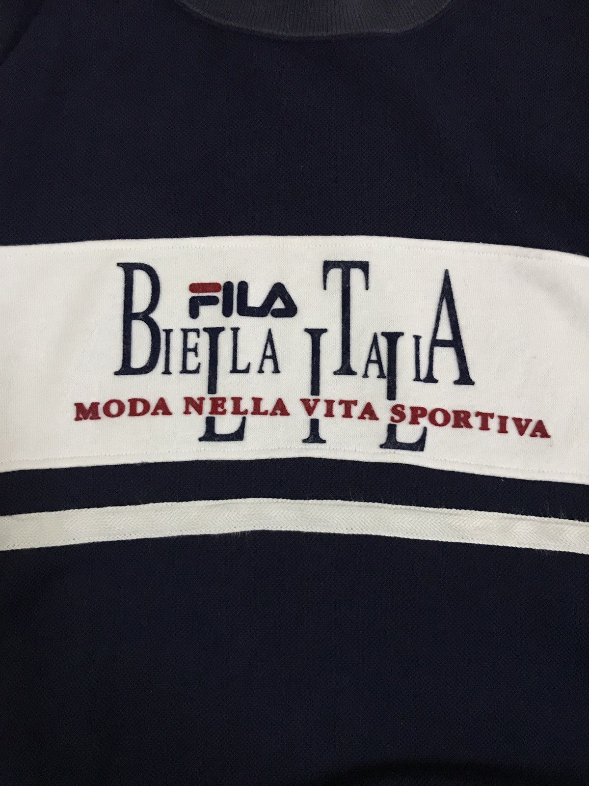 Fila Vintage Fila Biela Italia Sweatshirt Size US S / EU 44-46 / 1 - 3 Thumbnail