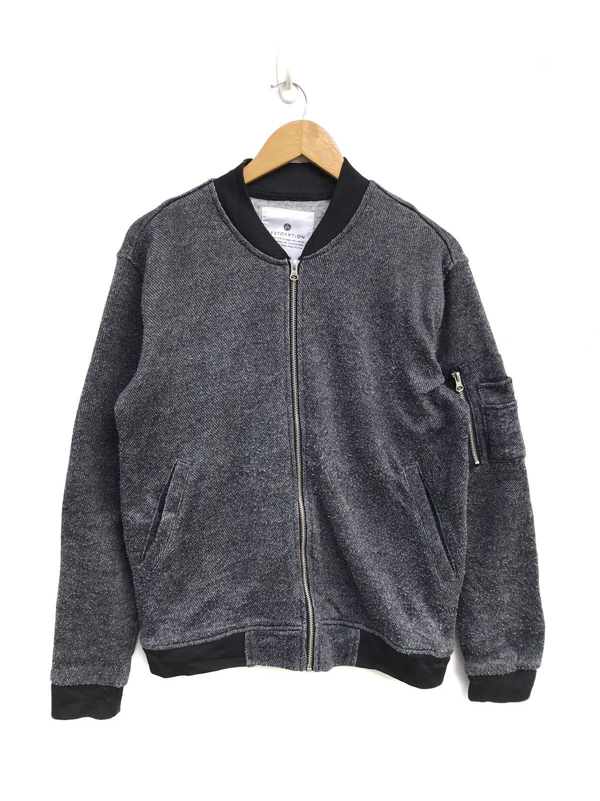 Restoration Restoration Bomber Jacket Nice Design MA-1 Size US M / EU 48-50 / 2 - 1 Thumbnail