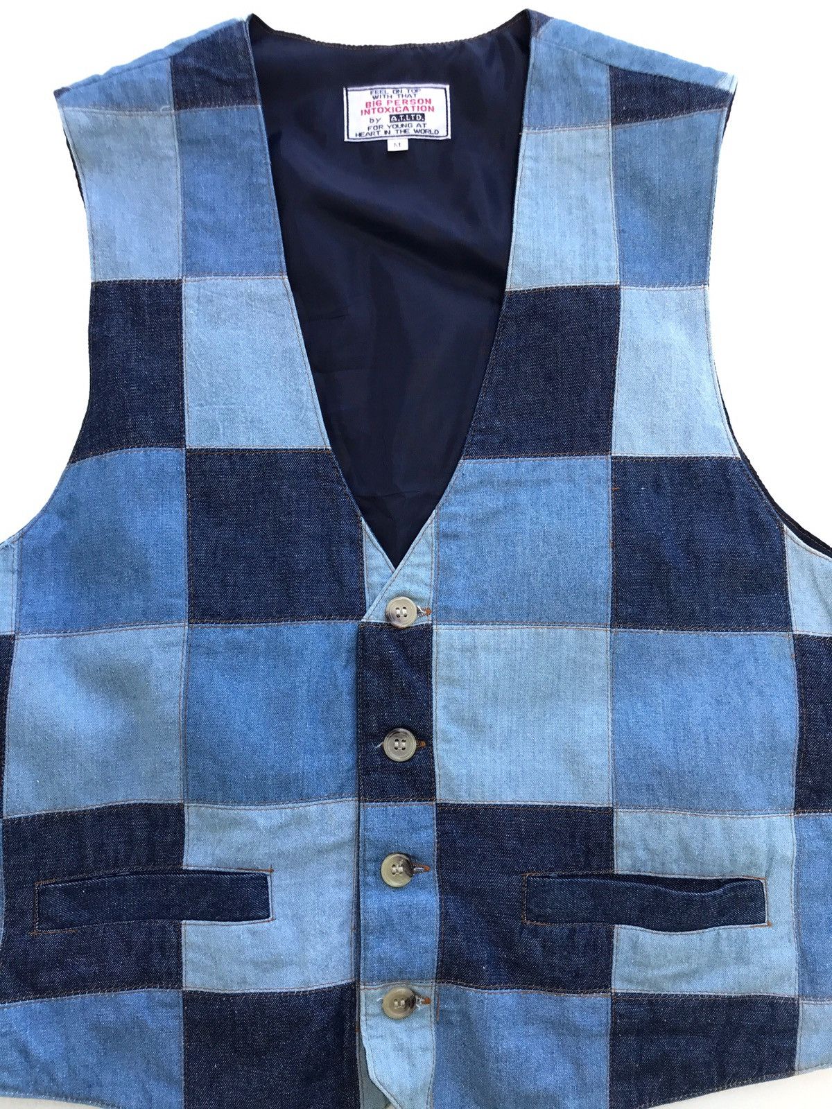 Designer × Japanese Brand Japanese Brand A.T.L.T.D Denim Patchwork Kapital Inspired Size US S / EU 44-46 / 1 - 3 Thumbnail
