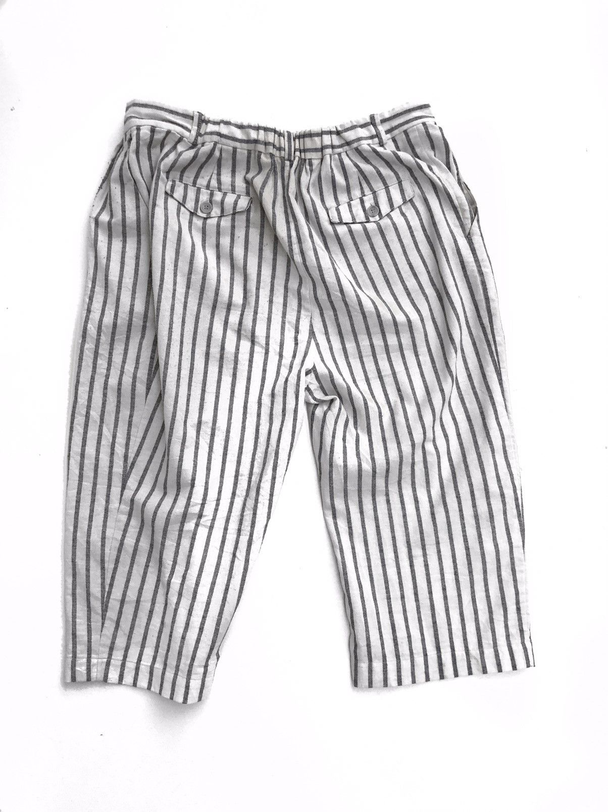 Japanese Brand Japanese Brand A.G Plus Stripes Prisoner Cropped Short Size US 31 - 2 Thumbnail