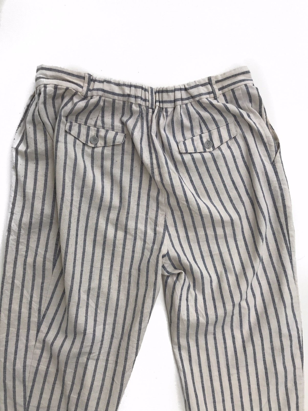Japanese Brand Japanese Brand A.G Plus Stripes Prisoner Cropped Short Size US 31 - 5 Thumbnail