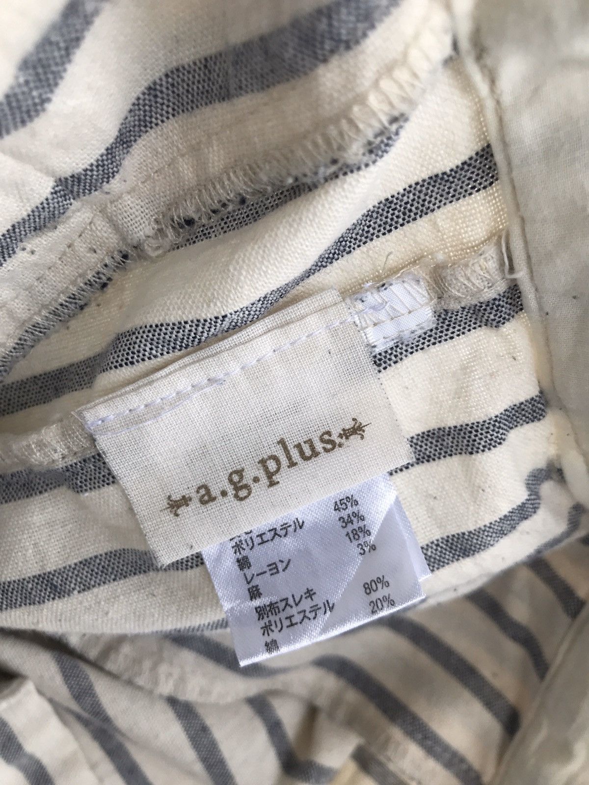 Japanese Brand Japanese Brand A.G Plus Stripes Prisoner Cropped Short Size US 31 - 6 Thumbnail