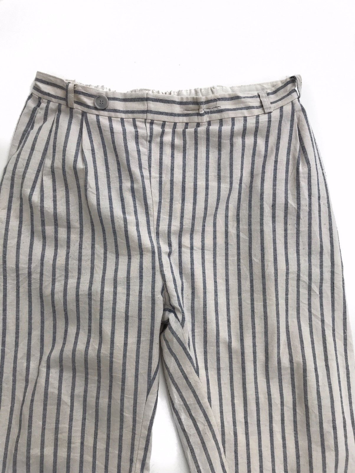 Japanese Brand Japanese Brand A.G Plus Stripes Prisoner Cropped Short Size US 31 - 3 Thumbnail
