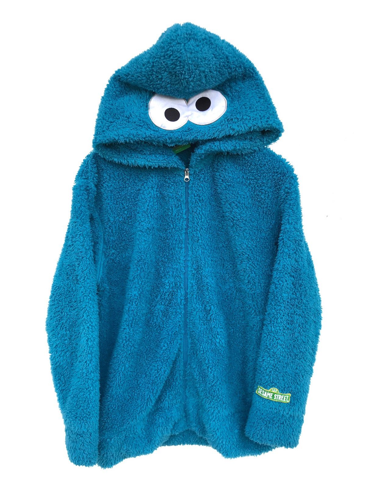 Cartoon Network Sesame Street Fleece Hopdie Zipper Sweatshirt Size US L / EU 52-54 / 3 - 1 Thumbnail