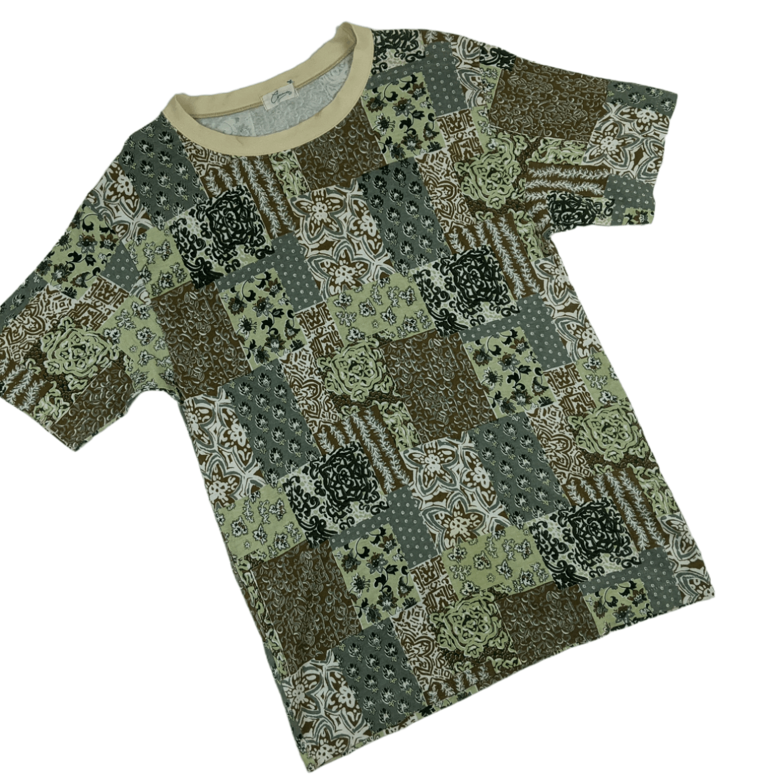 Japanese Brand Japan CRESCENDO Monogram Fullprint Tee Single Stitches Size US S / EU 44-46 / 1 - 3 Thumbnail