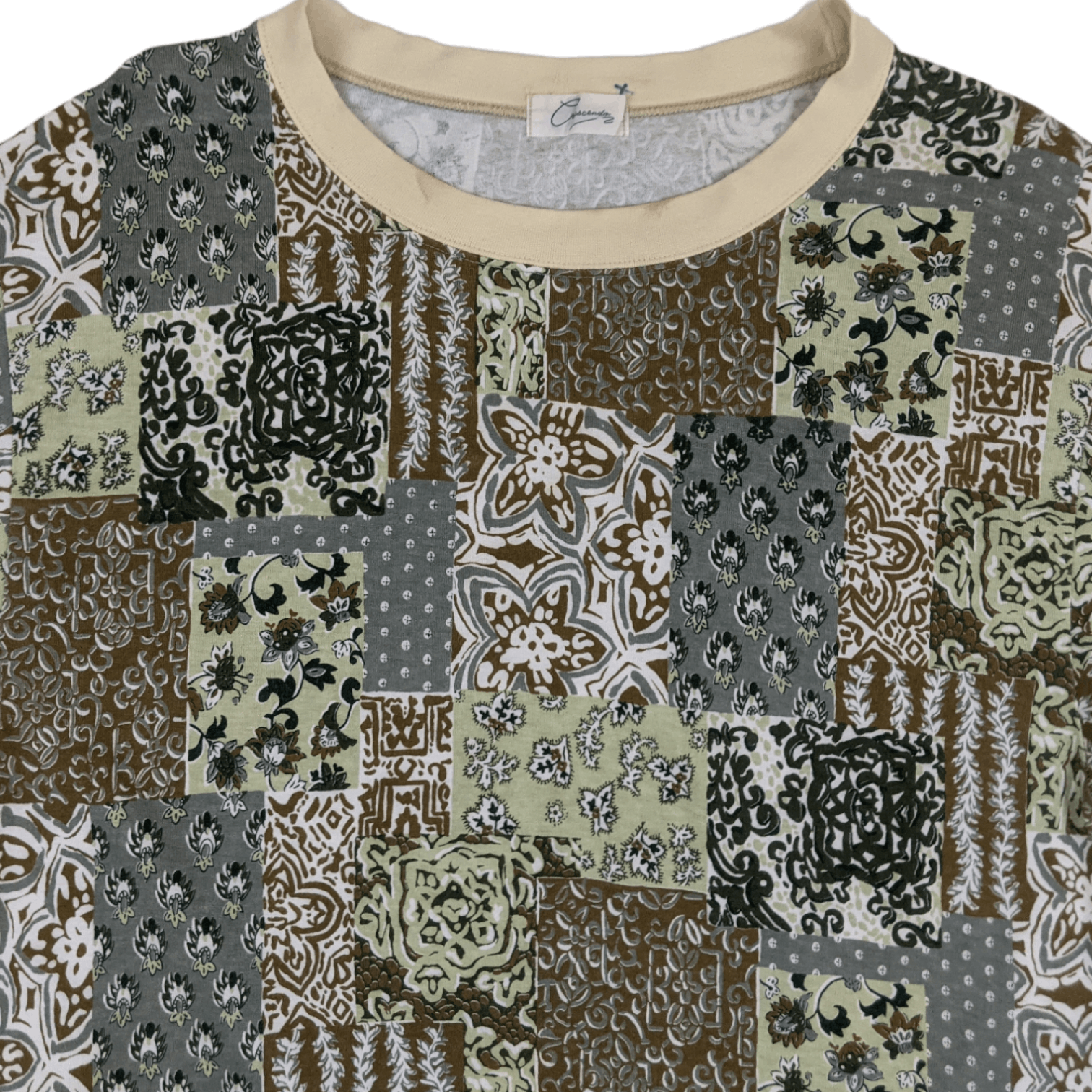 Japanese Brand Japan CRESCENDO Monogram Fullprint Tee Single Stitches Size US S / EU 44-46 / 1 - 4 Thumbnail