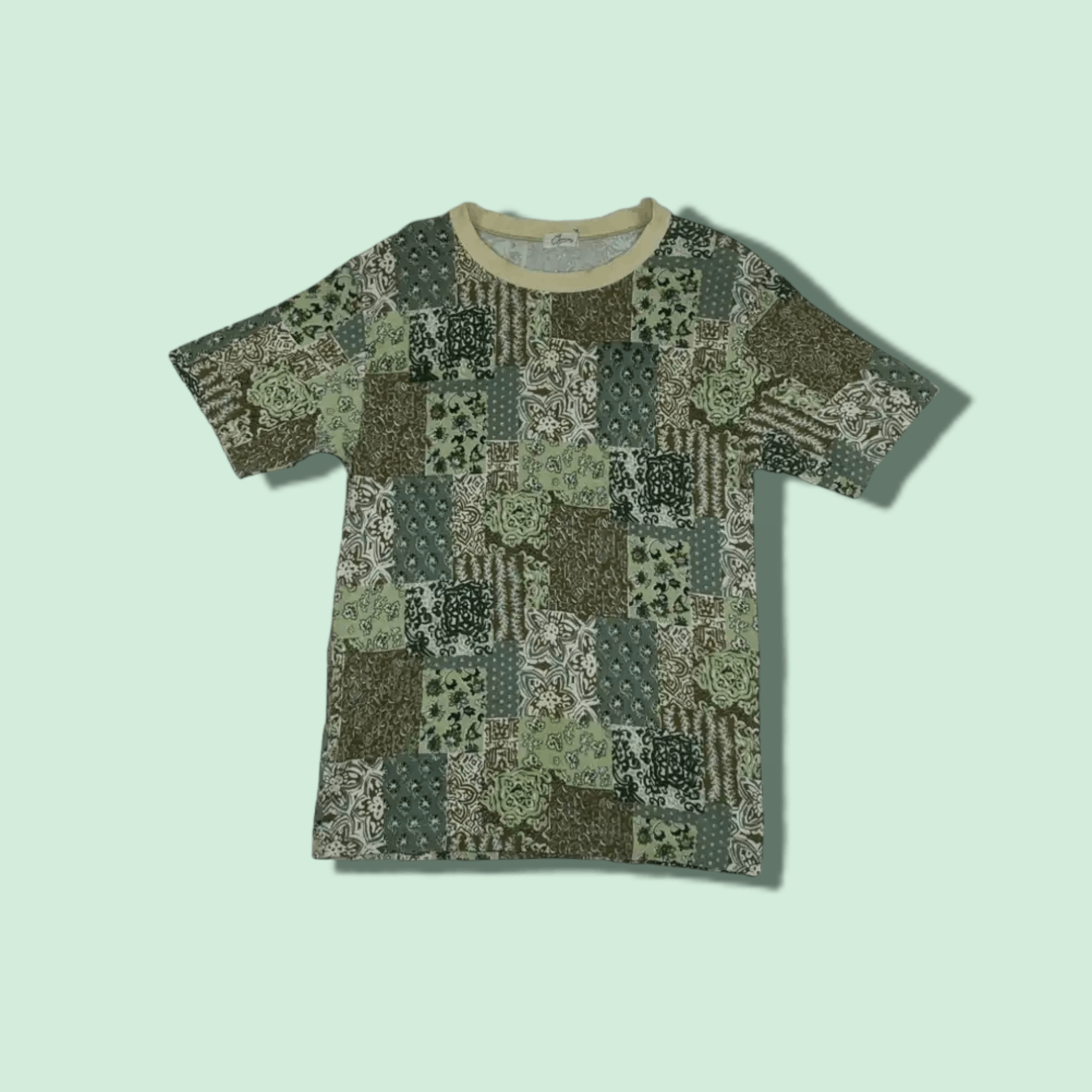 Japanese Brand Japan CRESCENDO Monogram Fullprint Tee Single Stitches Size US S / EU 44-46 / 1 - 1 Thumbnail