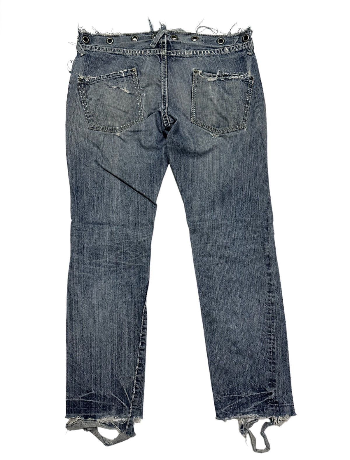 Designer 34x30 Izreel kazuhiro takakura denim jeans Size 34" / US 12 / IT 48 - 2 Thumbnail