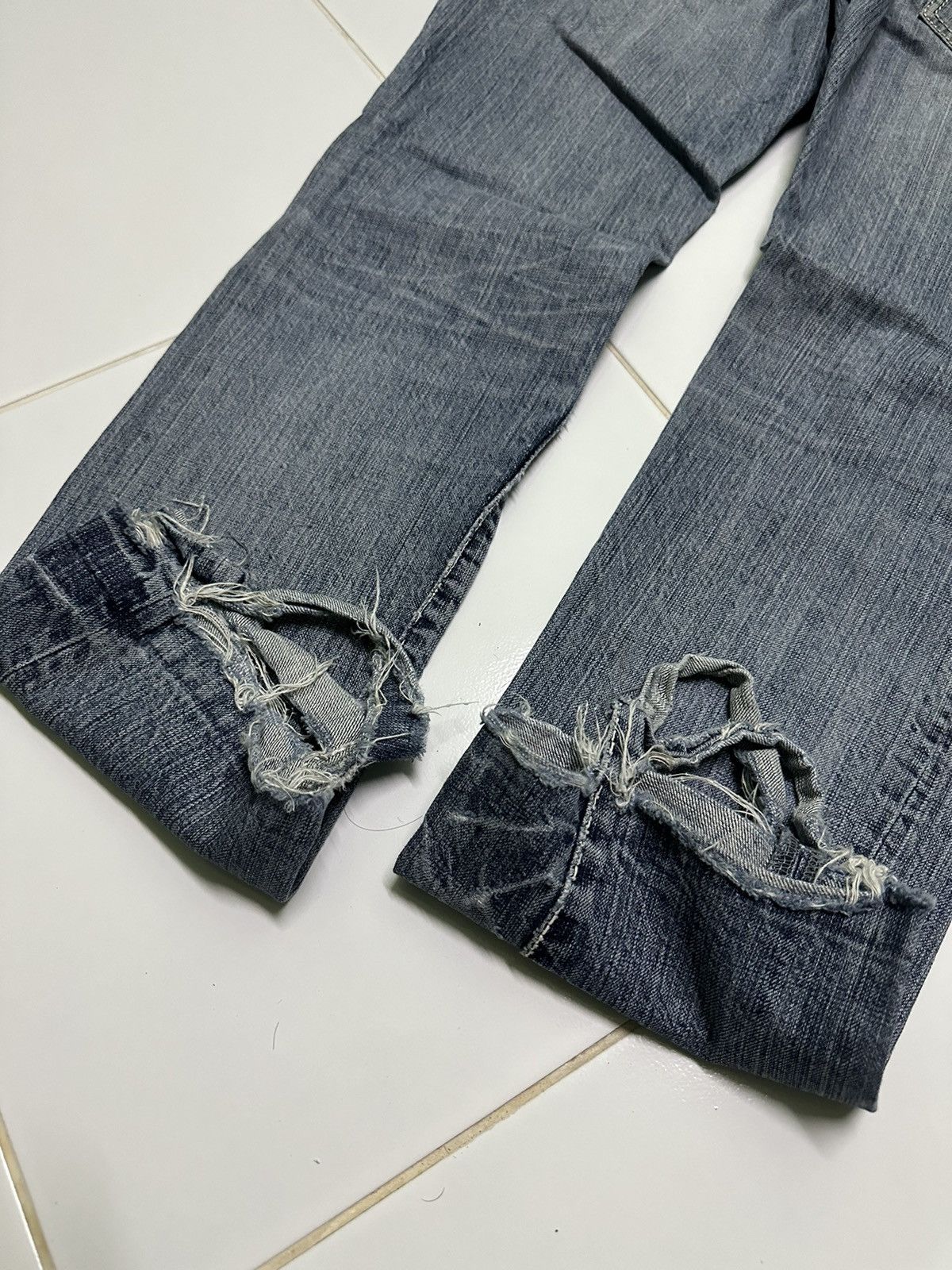 Designer 34x30 Izreel kazuhiro takakura denim jeans Size 34" / US 12 / IT 48 - 6 Thumbnail