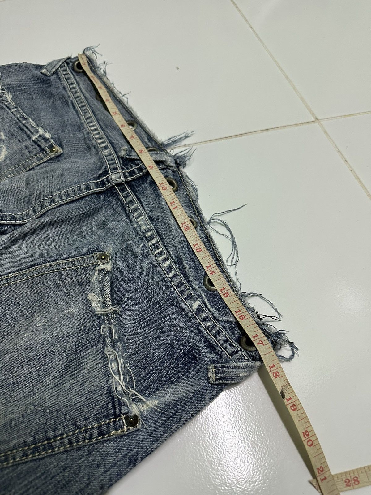 Designer 34x30 Izreel kazuhiro takakura denim jeans Size 34" / US 12 / IT 48 - 7 Thumbnail