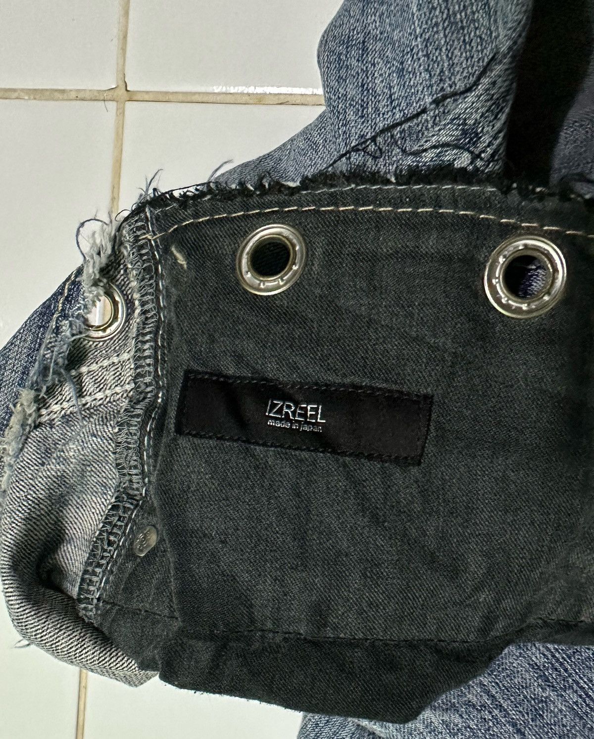 Designer 34x30 Izreel kazuhiro takakura denim jeans Size 34" / US 12 / IT 48 - 3 Thumbnail