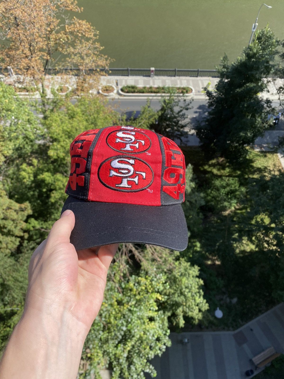 Vintage VTG SF 49ers 3 Block Hat