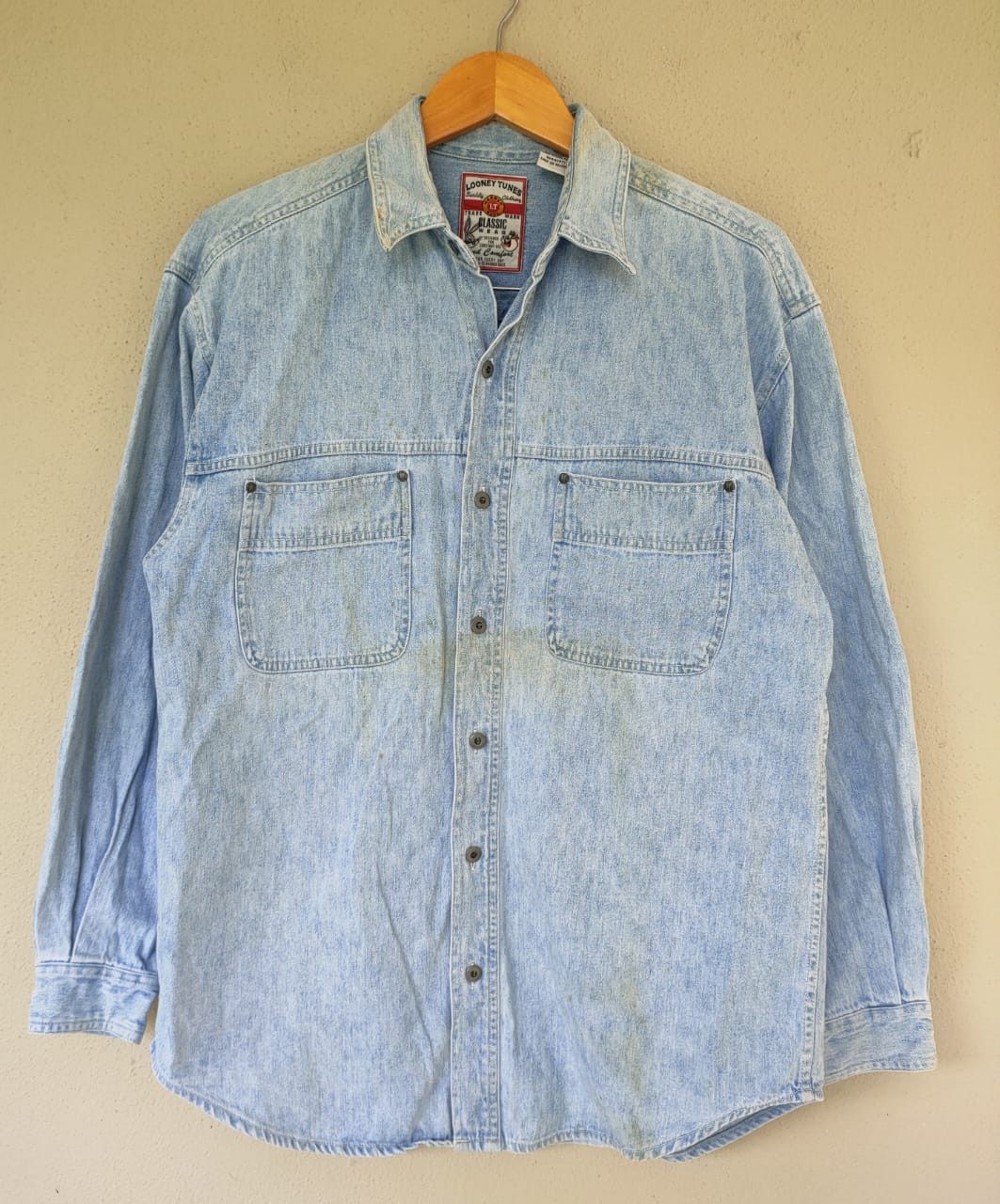 Cartoon Network Vintage Oversize Looney Tunes Denim Size US S / EU 44-46 / 1 - 2 Thumbnail
