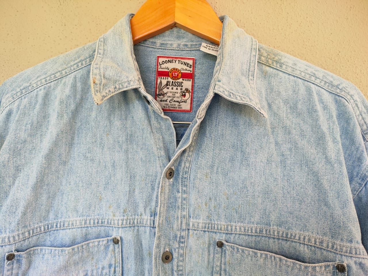 Cartoon Network Vintage Oversize Looney Tunes Denim Size US S / EU 44-46 / 1 - 4 Thumbnail