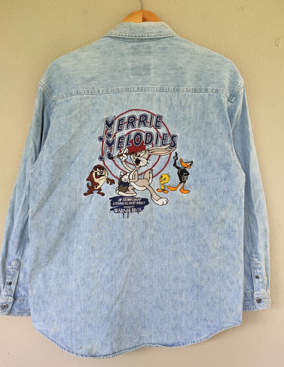 Cartoon Network Vintage Oversize Looney Tunes Denim Size US S / EU 44-46 / 1 - 1 Thumbnail