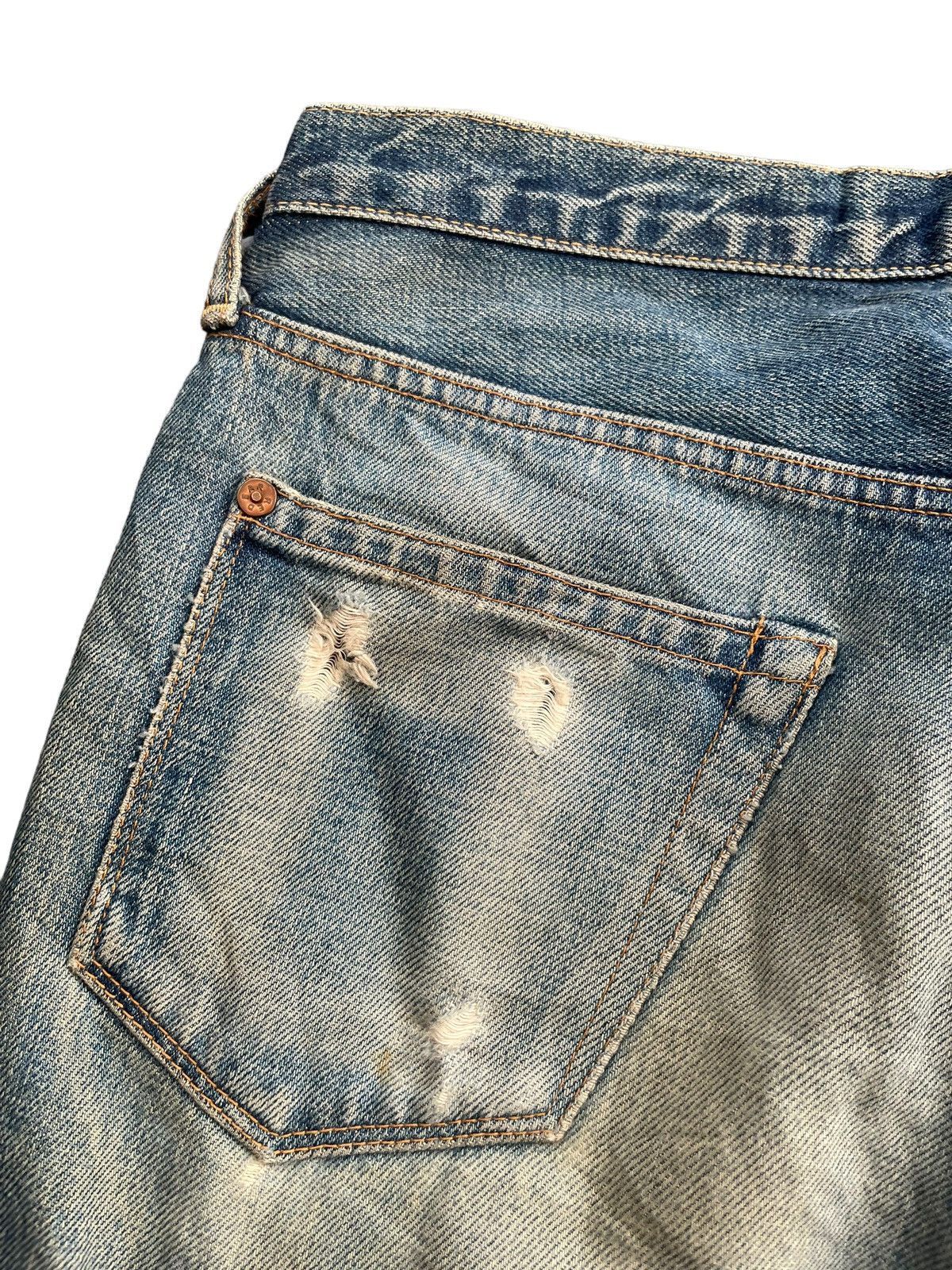 Paul Smith × Paul Smith Red Ear Vintage Paul Smith Red Ear Selvedge Distresed Denim Size US 31 - 13 Thumbnail