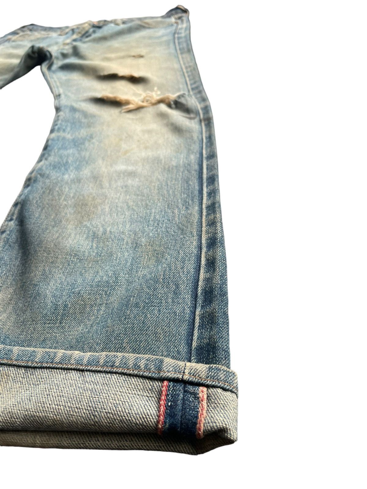 Paul Smith × Paul Smith Red Ear Vintage Paul Smith Red Ear Selvedge Distresed Denim Size US 31 - 3 Thumbnail