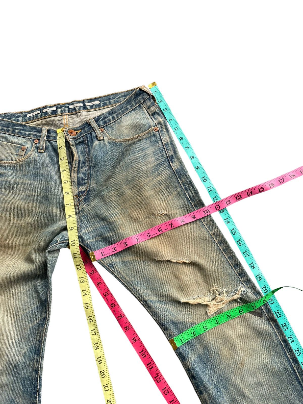 Paul Smith × Paul Smith Red Ear Vintage Paul Smith Red Ear Selvedge Distresed Denim Size US 31 - 25 Thumbnail