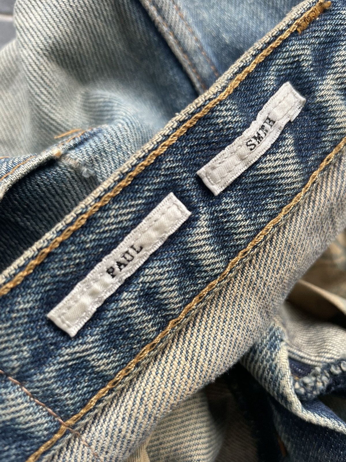 Paul Smith × Paul Smith Red Ear Vintage Paul Smith Red Ear Selvedge Distresed Denim Size US 31 - 16 Thumbnail