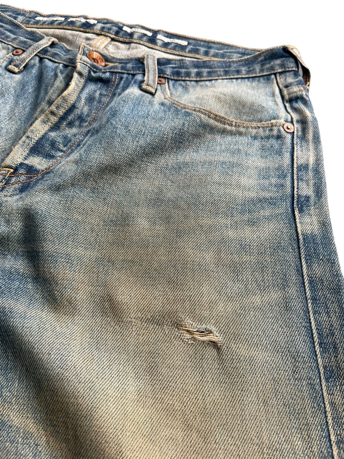 Paul Smith × Paul Smith Red Ear Vintage Paul Smith Red Ear Selvedge Distresed Denim Size US 31 - 7 Thumbnail