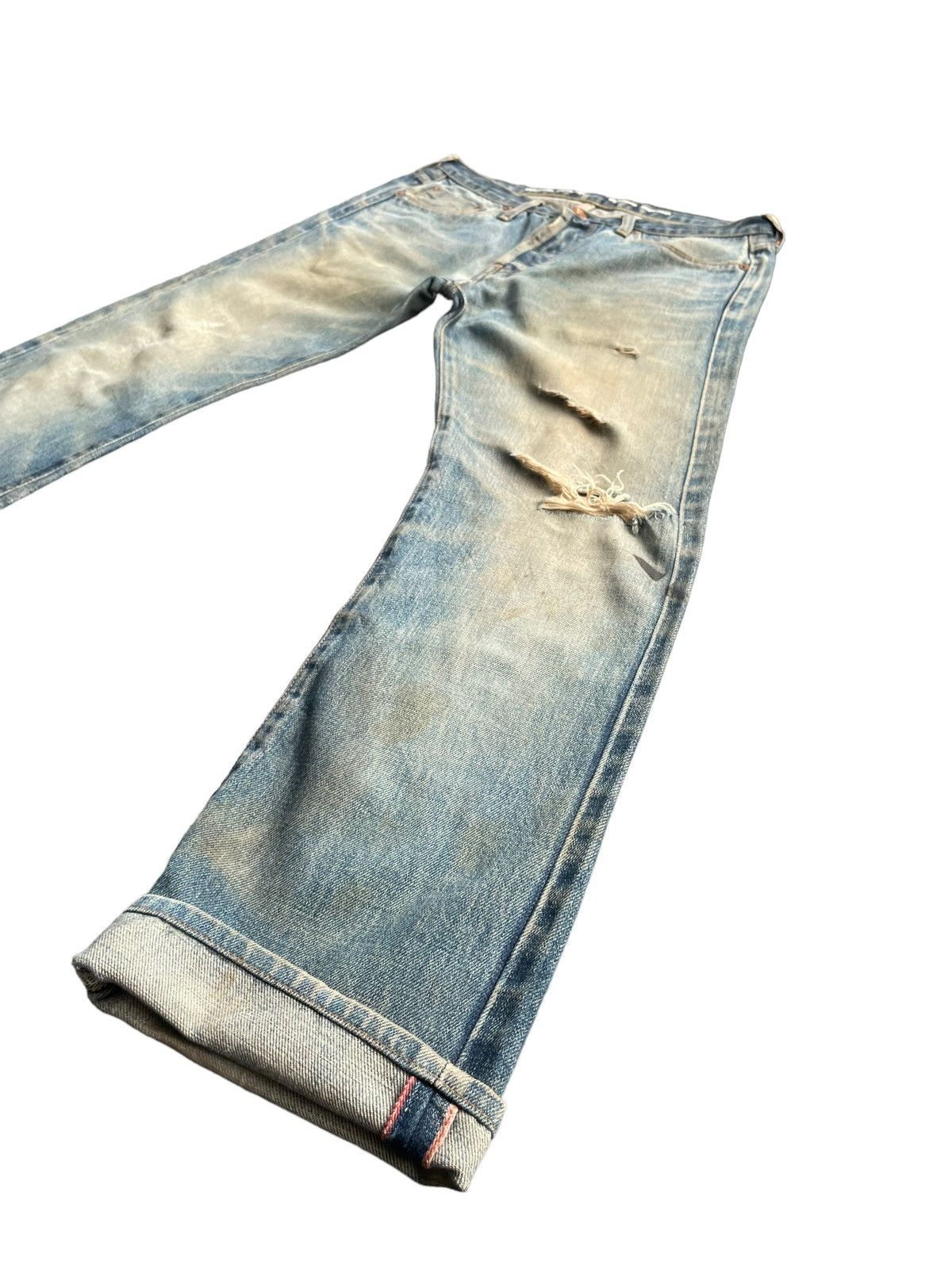 Paul Smith × Paul Smith Red Ear Vintage Paul Smith Red Ear Selvedge Distresed Denim Size US 31 - 2 Thumbnail