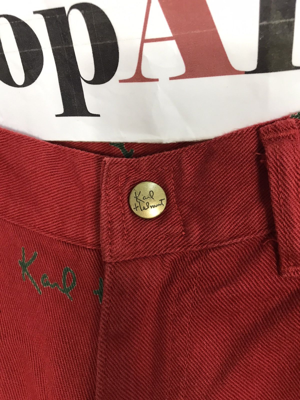 Japanese Brand × Karl Helmut Vintage Karl Helmut Overprint Tactical Workwear Pants Size US 29 - 7 Thumbnail