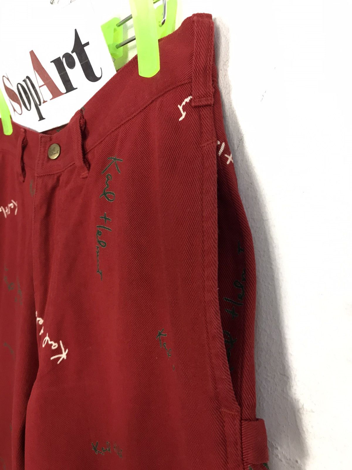 Japanese Brand × Karl Helmut Vintage Karl Helmut Overprint Tactical Workwear Pants Size US 29 - 5 Thumbnail