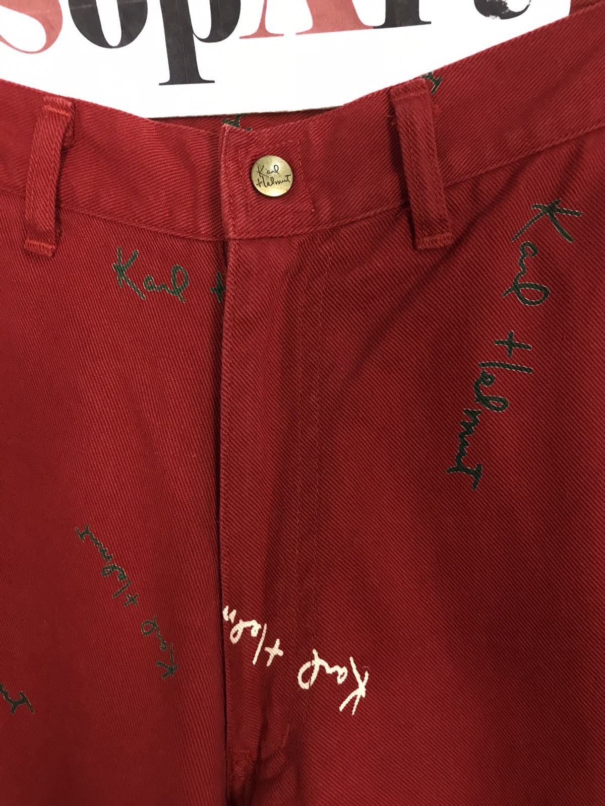 Japanese Brand × Karl Helmut Vintage Karl Helmut Overprint Tactical Workwear Pants Size US 29 - 6 Thumbnail