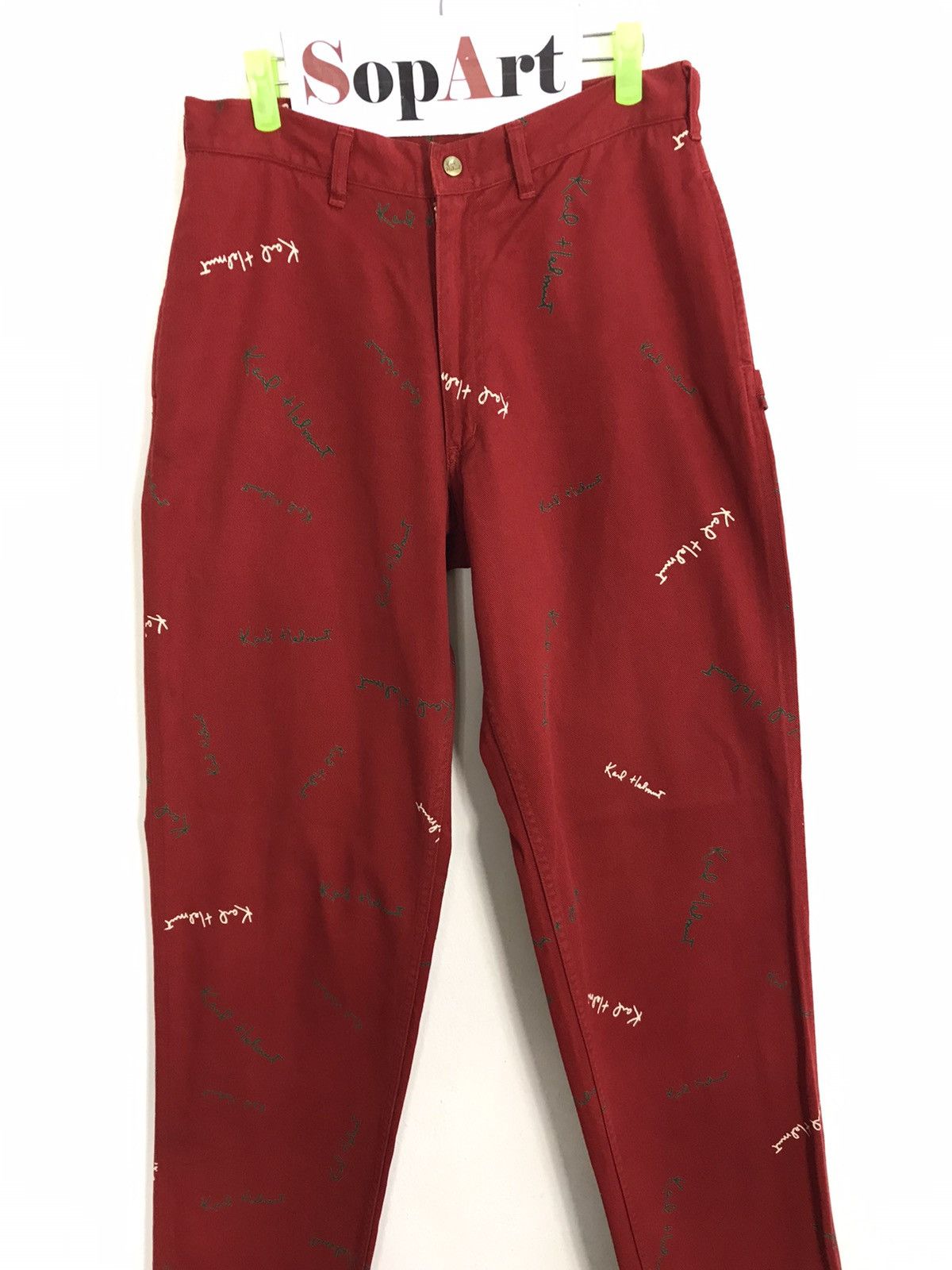 Japanese Brand × Karl Helmut Vintage Karl Helmut Overprint Tactical Workwear Pants Size US 29 - 3 Thumbnail